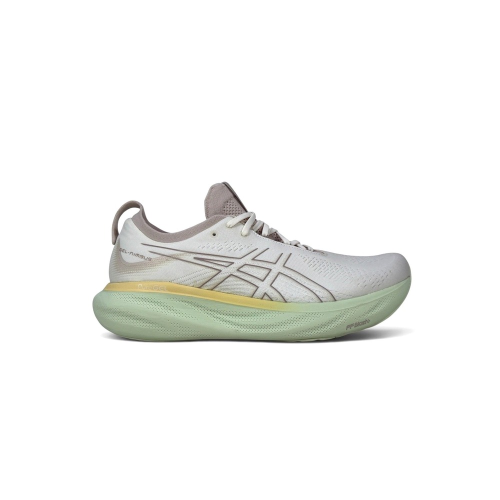ASICS Gel Nimbus 25 Running Shoes Mens 12 Cream Fawn 1011B547 100